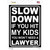 Hit My Kids Wont Need Lawyer Wholesale Novelty Rectangular Sticker Decal