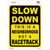 Neighborhood Not Racetrack Wholesale Novelty Rectangular Sticker Decal