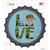 Camo Love Fishing Gnome Wholesale Novelty Bottle Cap Sticker Decal