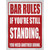 Still Standing Rule Wholesale Novelty Rectangle Sticker Decal