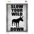 Slow Your Wild Down Wholesale Novelty Rectangle Sticker Decal