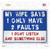 Two Faults Dont Listen Wholesale Novelty Rectangle Sticker Decal