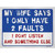 Two Faults Dont Listen Wholesale Novelty Rectangle Sticker Decal