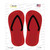 Red Solid Wholesale Novelty Flip Flops Sticker Decal
