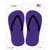 Purple Solid Wholesale Novelty Flip Flops Sticker Decal