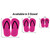 Purple Solid Wholesale Novelty Flip Flops Sticker Decal