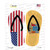 USA|New Jersey Flag Wholesale Novelty Flip Flops Sticker Decal