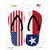 USA|Texas Flag Wholesale Novelty Flip Flops Sticker Decal