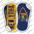 New York|NY Flag Wholesale Novelty Flip Flops Sticker Decal