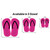 Pink Solid Wholesale Novelty Shoe Outlines Sticker Decal