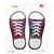 Magenta Scales Wholesale Novelty Shoe Outlines Sticker Decal