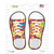 Summer Flowers Wholesale Novelty Shoe Outlines Sticker Decal