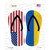 USA|Ukraine Flag Wholesale Novelty Flip Flops Sticker Decal