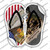 USA|Mother Road Shield Wholesale Novelty Flip Flops Sticker Decal