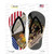 USA|Mother Road Shield Wholesale Novelty Flip Flops Sticker Decal
