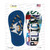 LA Flag|Pelicans Strip Art Wholesale Novelty Flip Flops Sticker Decal