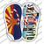 AZ Flag|Diamondbacks Strip Art Wholesale Novelty Flip Flops Sticker Decal