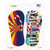 AZ Flag|Diamondbacks Strip Art Wholesale Novelty Flip Flops Sticker Decal