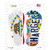 CA Flag|Chargers Strip Art Wholesale Novelty Flip Flops Sticker Decal