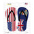 USA|Cayman Islands Flag Wholesale Novelty Flip Flops Sticker Decal