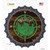 Sasquatch Compass Believe Wholesale Novelty Bottle Cap Sticker Decal