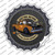 Custom Orange Hotrod Wholesale Novelty Bottle Cap Sticker Decal