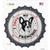 I Love My Frenchie Wholesale Novelty Bottle Cap Sticker Decal