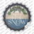 Let It Snow Bow Wreath Wholesale Novelty Bottle Cap Sticker Decal