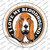 I Love My Bloodhound Color Wholesale Novelty Circle Sticker Decal