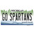 Go Spartans MI Wholesale Novelty Sticker Decal