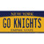 Go Black Knights NY Wholesale Novelty Sticker Decal