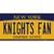 Black Knights Fan NY Wholesale Novelty Sticker Decal