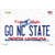 Go North Carolina State NC Wholesale Novelty Sticker Decal