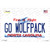 Go Wolfpack NC Wholesale Novelty Sticker Decal