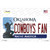 Cowboys Fan OK Wholesale Novelty Sticker Decal