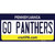 Go Panthers PA Wholesale Novelty Sticker Decal