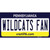 Wildcats Fan Pennsylvania PA Wholesale Novelty Sticker Decal