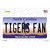 South Carolina Plate Tigers Fan SC Wholesale Novelty Sticker Decal