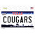 Cougars TX Wholesale Novelty Sticker Decal