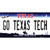 Go Texas Tech TX Wholesale Novelty Sticker Decal