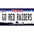 Go Red Raiders TX Wholesale Novelty Sticker Decal