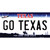 Go Texas TX Wholesale Novelty Sticker Decal