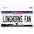 Longhorns Fan TX Wholesale Novelty Sticker Decal