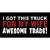 Trade Truck For My Wife Wholesale Novelty Sticker Decal