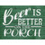 Beer Better On Porch Wholesale Novelty Rectangle Sticker Decal