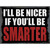 Be Smarter Wholesale Novelty Rectangle Sticker Decal