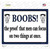 Boobs Proof Wholesale Novelty Rectangle Sticker Decal