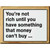 Not Rich Money Wholesale Novelty Rectangle Sticker Decal