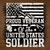 Proud Veteran of The USA Wholesale Novelty Square Sticker Decal