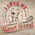 Love My Basset Wholesale Novelty Square Sticker Decal